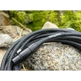 thumbnail image 3 of Pig Hog PHM10BKW Black/White Woven High Performance XLR Microphone Cable, 10 Feet, 3 of 3