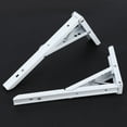 thumbnail image 4 of Blantye 2 pcs Supports de Pliage Triangulaire Table de Tableaux de Table Support Support de Fixation Robuste en métal, 4 of 13