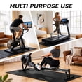 thumbnail image 5 of Treadmill Mat For Carpet &hardwood Floors  79" * 39.4" 0.16" Thick High Density Non-slip Fitness Equipment Under Treadmills Elliptical Exercise Bikes Stationary Cycles, 5 of 6
