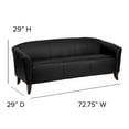 thumbnail image 6 of Flash Furniture HERCULES Imperial Series Black LeatherSoft Sofa, 6 of 10