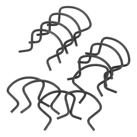 Zehuanyu 15-Piece Car Door Panel Clips Set for Window Regulators, Circular License Plate Lights, Trailer - Grey