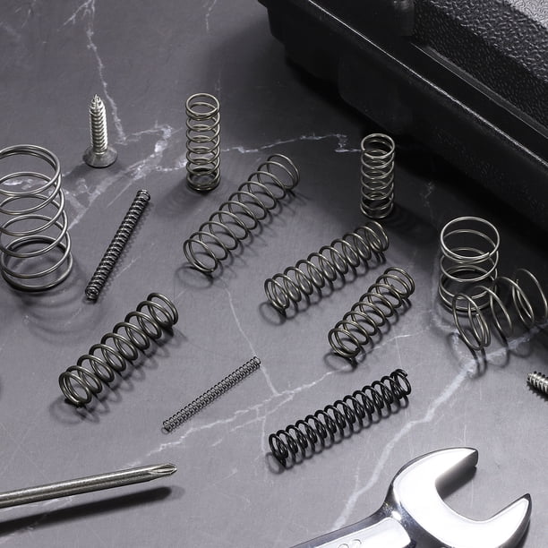 Assortiment 24 Ressorts De Compression INOX – 10-30 Mm – Kit Complet Avec Boîte – Acier 304 Antirouille