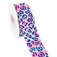 thumbnail image 1 of Animals Speckle Leopard Print Design Printed Grosgrain Satin Ribbon for Gift Wrapping Hair Bow Craft Accessory 50 Yards Jiayi, 1 of 7