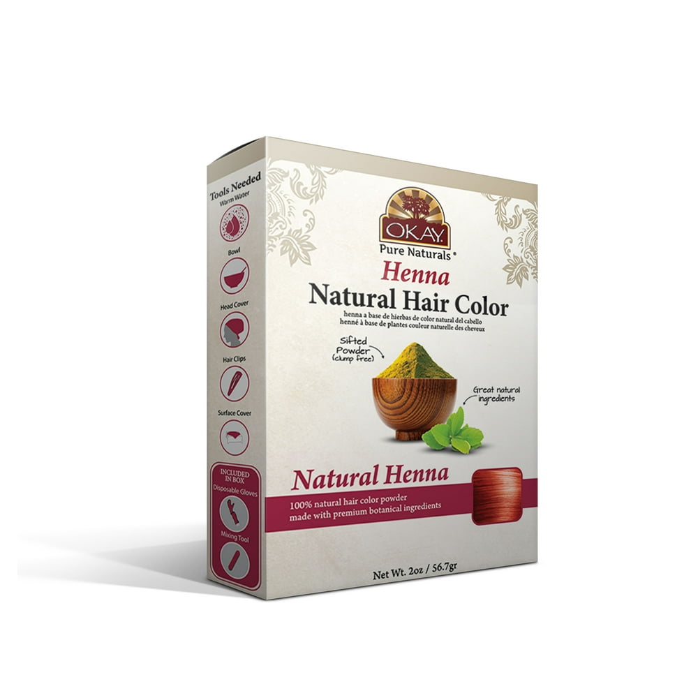 Okay Herbal Henna Color, Natural Henna, 1.7 Oz