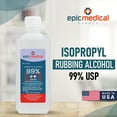 thumbnail image 3 of Epic Medical Supply 99% Isopropyl Alcohol, 16 oz. Bottle, General Purpose Cleaner, Technical Grade, 3 of 5