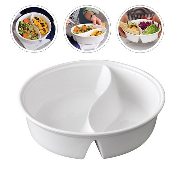 FOMIYES 1Set Pho Bowl Set Noodle Bowl White Ceramic 7.07X7.07X1.77in Korean Bowl