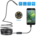 thumbnail image 1 of Type-C USB HD Borescope Inspection Camera, 6 Adjustable LED Lights - 16.4ft 5m, 1 of 5