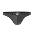 thumbnail image 2 of HUPOM Men'S Underwear Underwear For Men Pack Medium waist Comfort Waist Printed Thong Black 2XL, 2 of 5