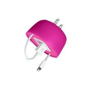 Quirky Powercurl Mini POP for Apple USB Cable and Power Adapter - Pink