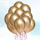 thumbnail image 4 of 50 globos de látex gruesos de 10 pulgadas suministros de adornos de fiesta de color metálico (dorado), 4 of 6