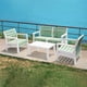 thumbnail image 2 of Juego de Muebles para Jardín, Set 4 Piezas, Sofá Doble, 2 Sillones y Mesa de Centro, Plástico Resistente RIMAX, 2 of 11