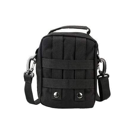 Utility Kit Bag - Tactical Medical First Aid Kit Bag Outdoor MOLLE Emergency Travel Carry Utility Bag, Black
