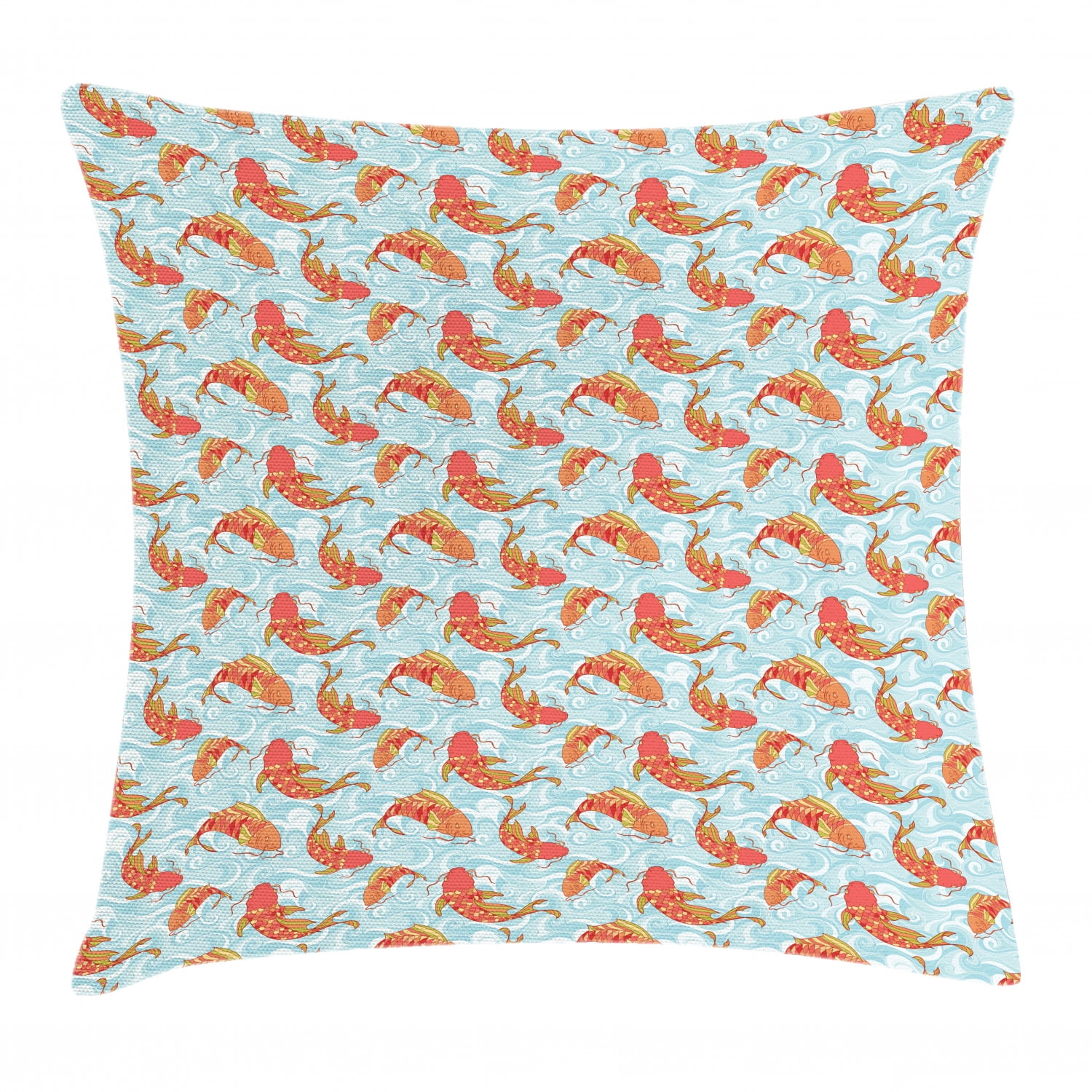 Multicolor 18x18 Cute Clownfish Family Apparel Clownfish Dad Throw Pillow