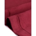 thumbnail image 5 of DARING DIVA Women's Plus Size 2-Piece Satin Button Down Pajamas Set 2X Burgundy, 5 of 6
