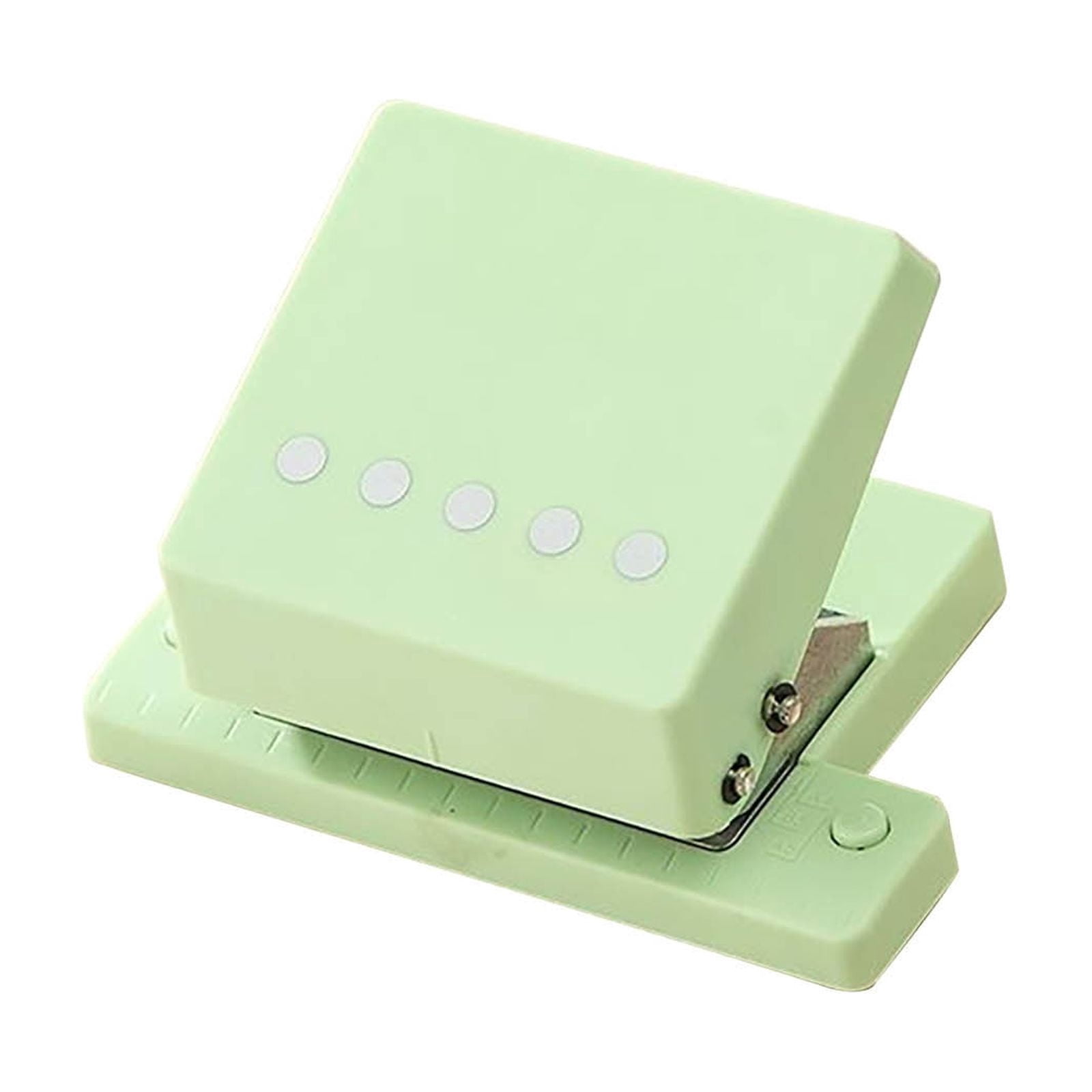 Fufafayo Mini Hole Puncher, Portable Manual Paper Punch For Binders, Compact 5-Hole Punch For Documents, Multi-Functional Desk Organizer For Study, Office or Home, Efficient Stationery Tool