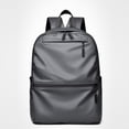 thumbnail image 4 of Mochila impermeable Hugo para computadora portátil liviana gris, 4 of 7