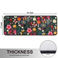 thumbnail image 5 of Kitchen Rugs Sets Of 2,Pioneer Flower Floral Print Pattern Anti Fatigue Kitchen Mat Rugs Non Slip Washable,Decorative Kitchen Floor Mats for Kitchen,Sink,Laundry,17"x47"+17"x47", 5 of 5