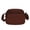 Coffee, variant on Women Mini Utility Crossbody Bag, Ripstop Water Resistant Nylon Shoulder Purse with Front Quick Access Zip Pocket Adjustable Wide Strap Everyday Sling Handbag for Shopping Walking Travel