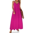 thumbnail image 1 of Nuevo vestido sin mangas con beso rosa intenso de primavera para mujer, ropa de novia, 1 of 7