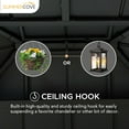 thumbnail image 6 of SummerCove 10 ft. x 12 ft. Hardtop Gazebo, Outdoor Patio Aluminum Frame Gazebo with Solar Panel, 2-Tier Steel Hardtop Backyard Gazebo with Netting and Ceiling Hook, 6 of 10