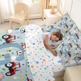 thumbnail image 5 of Catabedysis Country Farm Animals 7 Pieces Full Size Bedding Sets,Farm Sunflower Alphabet G Design Full Size Bed in a Bag,Colorful Stars Reversible For Boys, 5 of 7