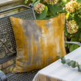 thumbnail image 3 of Throw Pillow Covers, Orange Gray 16x16 Pillow Covers for Couch/Sofa/Bed, Modern Abstract Minimalist Texture Decorative Square Linen Cushion Pillowcase for Home Decor, 3 of 9