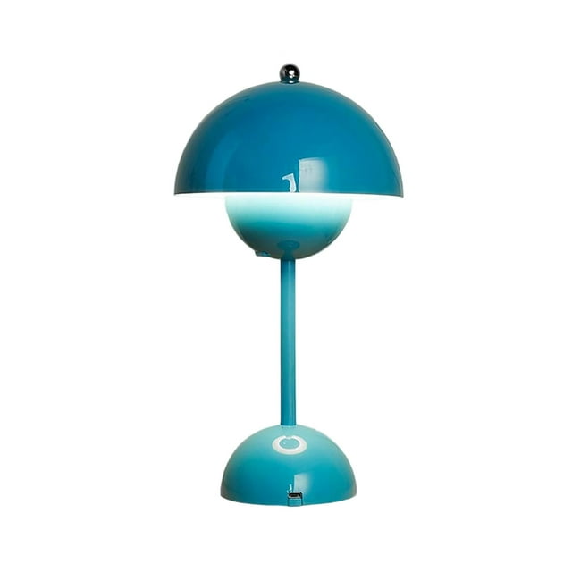 Lampe Moderne à Bourgeon de Fleur Tactile à Intensité Réglable 1800 mAh Rechargeable Lampes de Bureau Non Rdic Minimaliste Champignon Lampes de Pièce Rétro Lampe de Chevet pour Chambre Salon Lampes Mignonnes Projecteur de Chambre Veilleuse