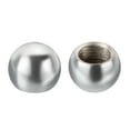 thumbnail image 4 of Uxcell M10 Thread Ball Lamp Finials Cap Knob Lamp Decoration Screw Caps for Lamp Harp Holder's Top Silver 10 Pack, 4 of 7