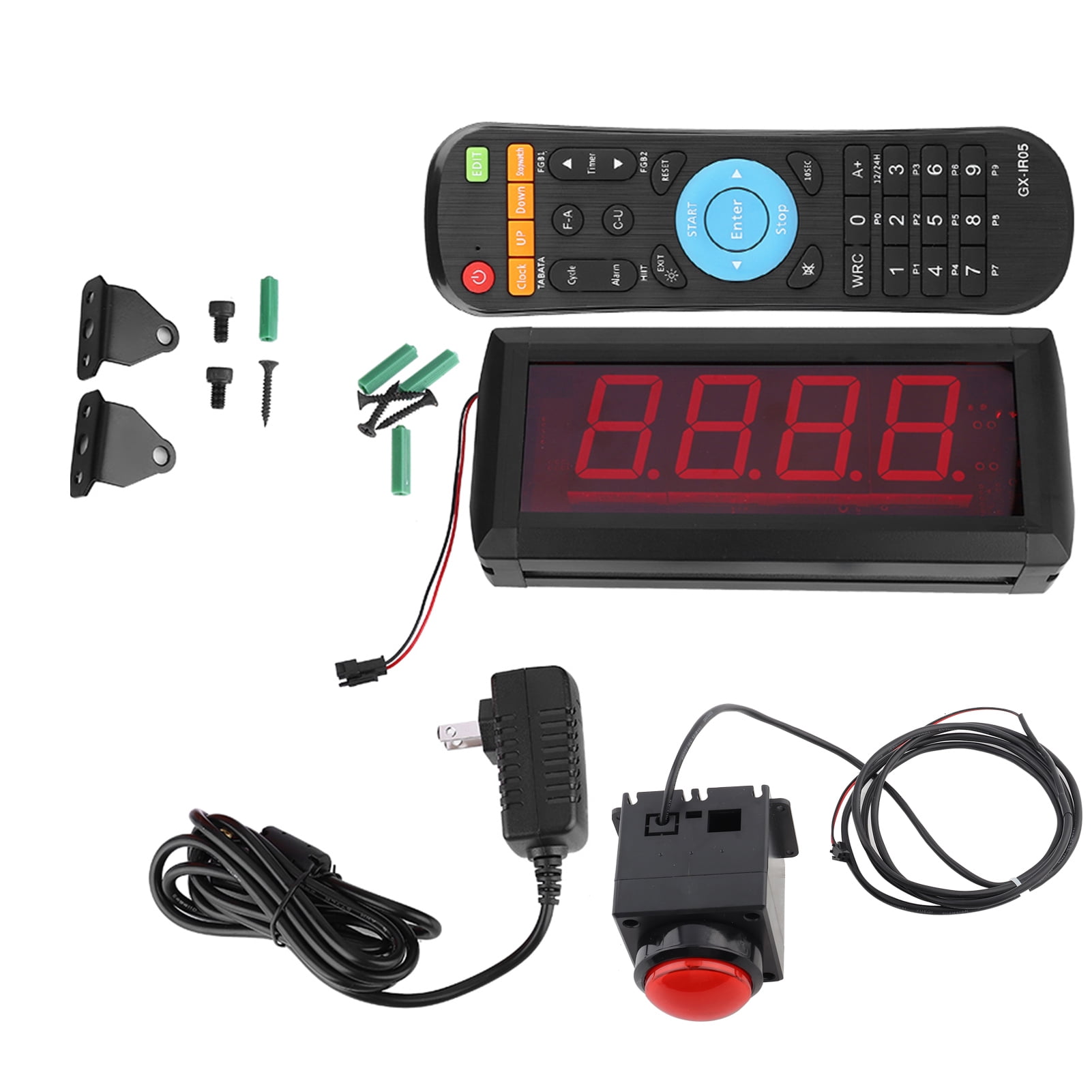 10s Challenge Game Timer, Popular Game Challenge Countdown Timer LED Digital Display with Remote Control for Promotional Activities in Shopping Malls(EU