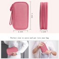 thumbnail image 2 of Travel Cable Organizer Bag Pouch Electronic Accessories Carry Case Portable Waterproof Double Layers All-in-One Storage for Cord, Charger, Phone, Earphone(Pink), 2 of 6