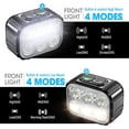 thumbnail image 2 of Luz delantera y trasera para bicicleta, potente luz LED para bicicleta, recargable por USB, 8/12 modos, resistente al agua IPX65, ideal para ciclismo de montaña o de noche, luz de seguridad para hombr, 2 of 5