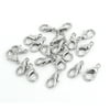 Unique Bargains 20 Pcs 14x7mm Silver Tone Lobster Trigger Claw Clasps Jewelry Connector Kits