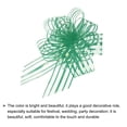 thumbnail image 4 of 5pcs 4 Inch Organza Pull Bow Metallic Gift Wrapping Bows Ribbon Chiffon Yarn Forest Green for Wedding Christmas, 4 of 6