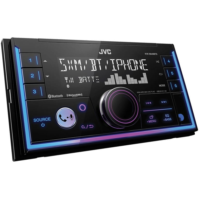 JVC KW-X840BTS Double DIN In-Dash Digital Media Receiver with