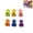 6, variant on One-Hand Soda Can Opener, Reusable Drink Covers for Aluminum Cans, BBQ Camping Travel 6 PCS
