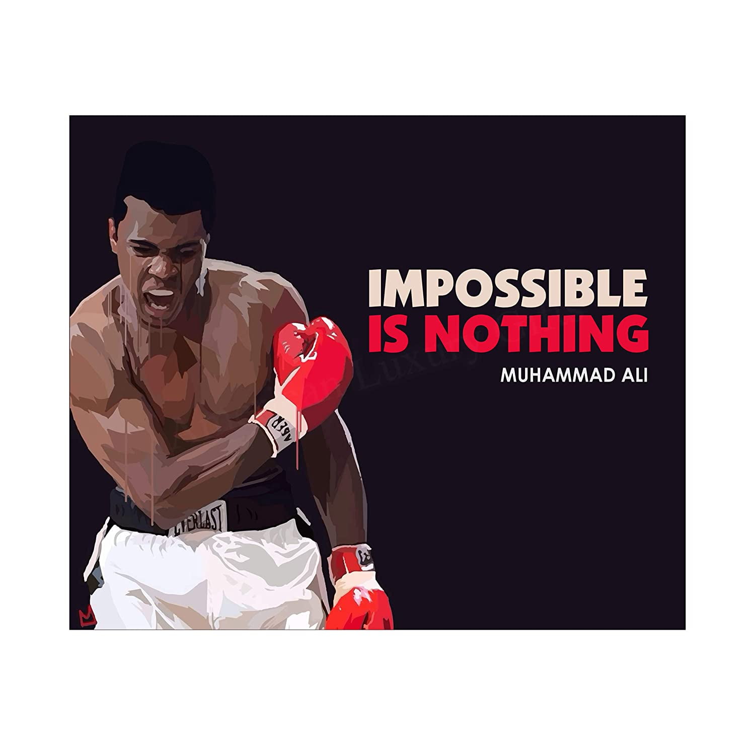 Muhammad Ali - Limited Edition Print. Muhammad Ali Poster, boxing poster, sports wall art ...