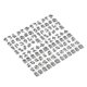 thumbnail image 2 of 108pcs 3D Silver Flower Nail Art Stickers Decals Stamping DIY Decoration Tools (Black), 2 of 3