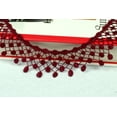 thumbnail image 2 of New Embroidered Venice Lace Trim Guipure By Yard Red White Blue Gray Pink Lilac, 2 of 6