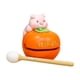 thumbnail image 1 of Estatua de pez de madera, figura china de bloque de madera para pasillo, dormitorio, chimenea Cerdo, 1 of 9