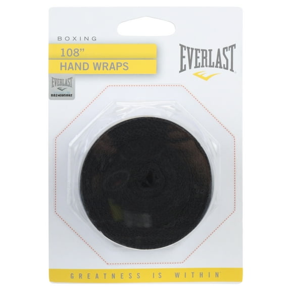 108"HandwrapsBlck 1Pair