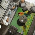 thumbnail image 4 of Coolnut Lightweight Soft Area Rugs 60 x 39 inch (5'x 3'3"), Beautiful Bird Natural Landscape Floor Mat for Kids Playing Room Hardwood Floor Living Room Nursery Rugs, 4 of 6