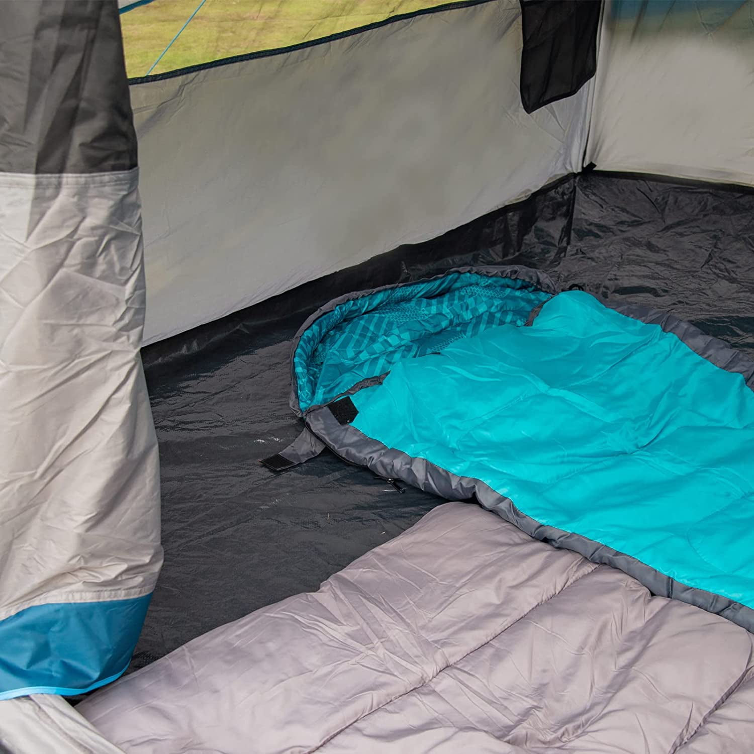 Camping Tent 6 Person 4 Person, Family Dome Tents, Easy Set Up Large Tent for Camp with Top Rainfly, Outdoor Tent with 3 Large Mesh Windows for Hiking Camp Outdoor