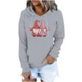 thumbnail image 1 of Blusa de manga larga con estampado informal de moda para mujer, suéter con capucha, Tops, sudadera Fridja  bvmnju6076, 1 of 6