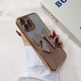 thumbnail image 3 of for iPhone 14 Pro Max Case Bling Glitter Rhinestones Diamond Bow Luxury Clear Cute Sparkly Aesthetic Phone Case with Full Camera Protector Plating Case for iPhone 14 Pro Max Gold, 3 of 14