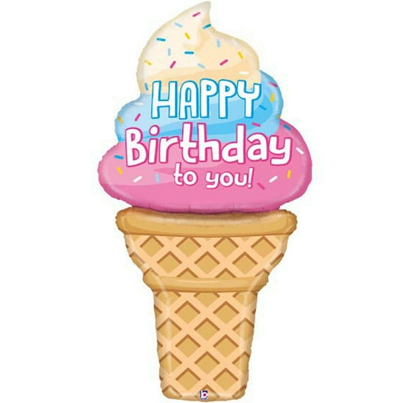 Giant Ice Cream Balloon 5 Ft Tall
