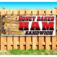 thumbnail image 2 of Honey Baked Ham Sandwich 13 oz Vinyl Banner With Metal Grommets, 2 of 5