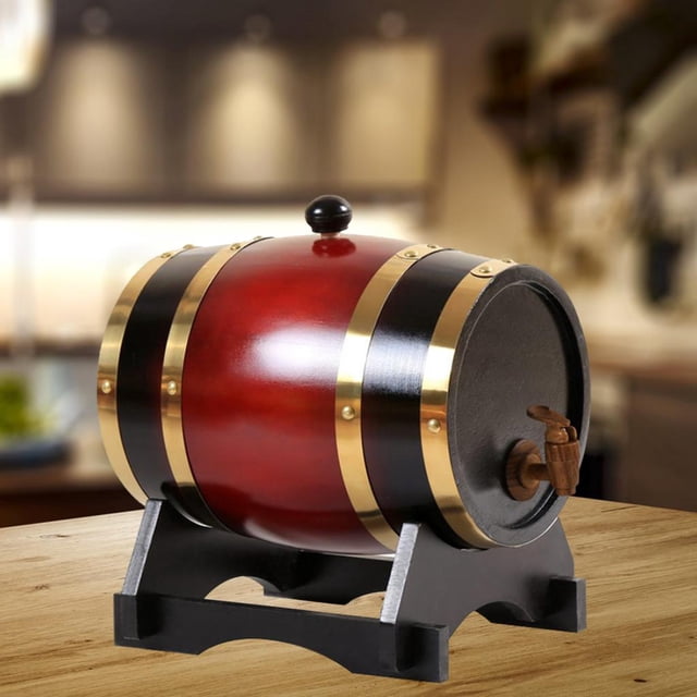 Dispensador de cerveza Yotijar Barril de vino 5L rojo