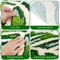 thumbnail image 4 of Green Leaf Mat Anti- Palm Shaped Bathroom Mat Monstera Cute Bath Mat Super Absorbent Bath Mat Bathroom Rug,B, 4 of 7