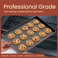 thumbnail image 4 of Bakken 8-Piece Ceramic Coated Bakeware Set, Nonstick Aluminized Steel, Oven Safe 500°F, Dishwasher Safe, 4 of 7