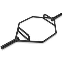 XPRT Fitness 56'' Olympic Hex Trap Barbell Deadlift Bar Rated 600lbs, Black